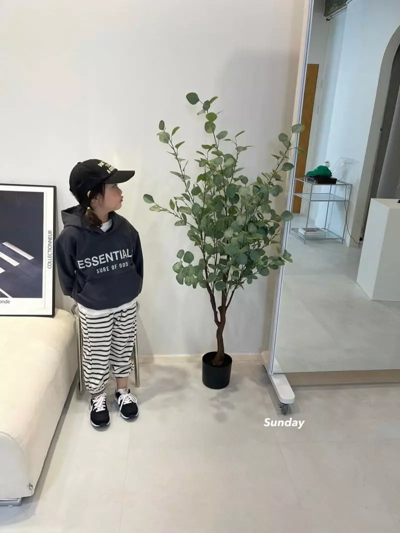 Sunday Closet - Korean Children Fashion - #littlefashionista - Stripes Terry Pants - 6