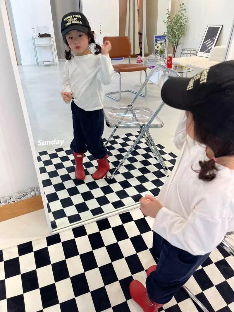 Sunday Closet - Korean Children Fashion - #prettylittlegirls - Basic Washing Tee - 12