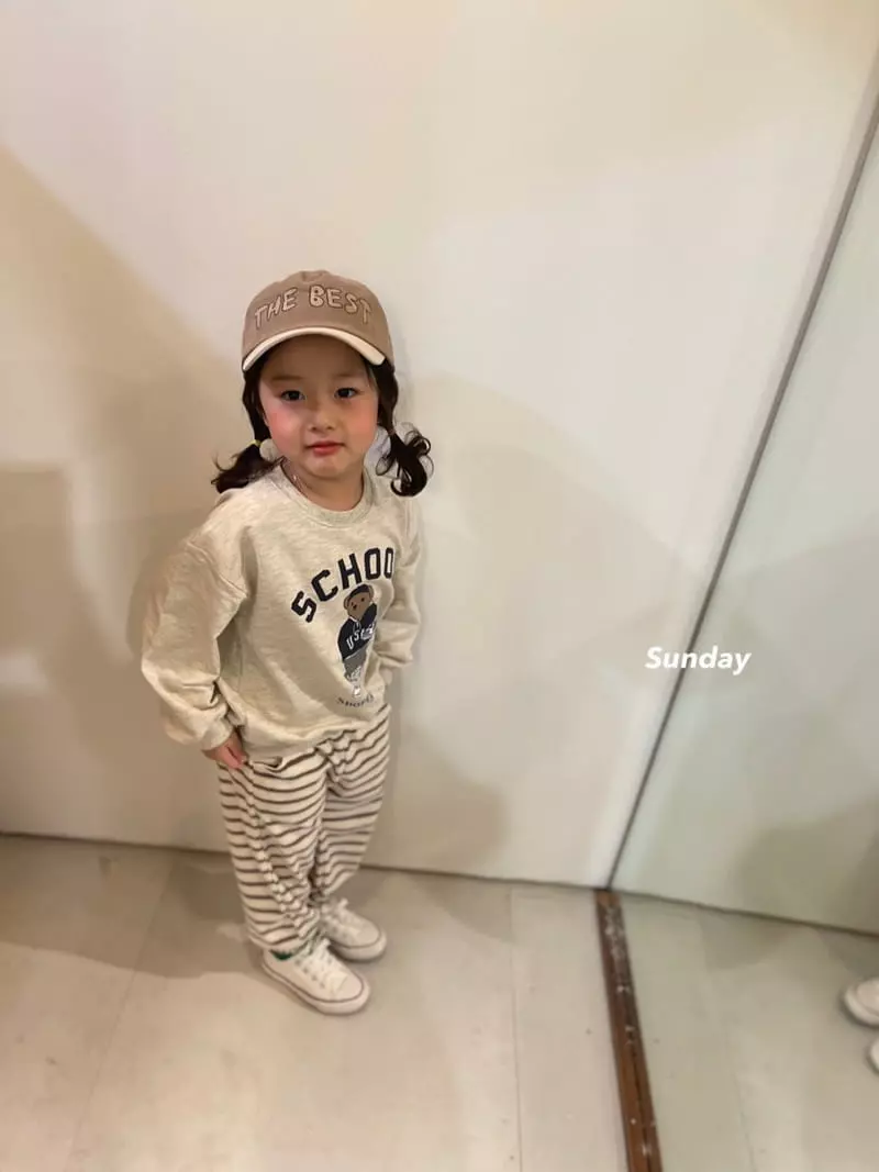 Sunday Closet - Korean Children Fashion - #stylishchildhood - Stripes Terry Pants - 12