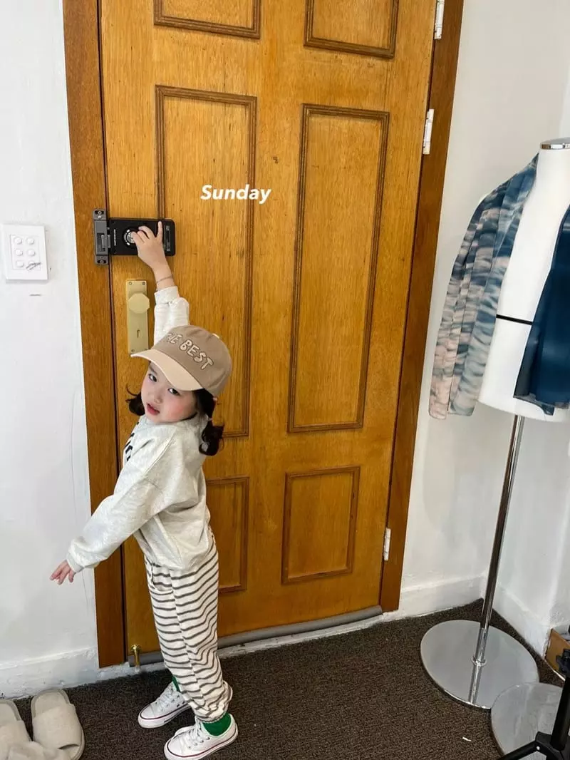 Sunday Closet - Korean Children Fashion - #toddlerclothing - Stripes Terry Pants - 11