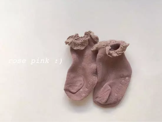 Teamand - Korean Children Fashion - #stylishchildhood - Reyelet Lace Socks  - 4