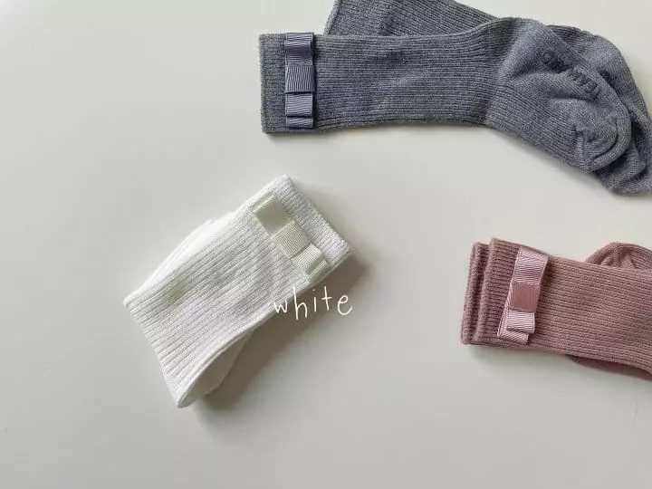 Teamand - Korean Children Fashion - #childofig - Ribbon Rib Knee Socks [set of 5] - 2