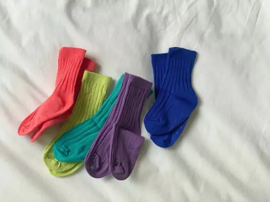 Teamand - Korean Children Fashion - #childrensboutique - Neon Rib Socks [set of 5]
