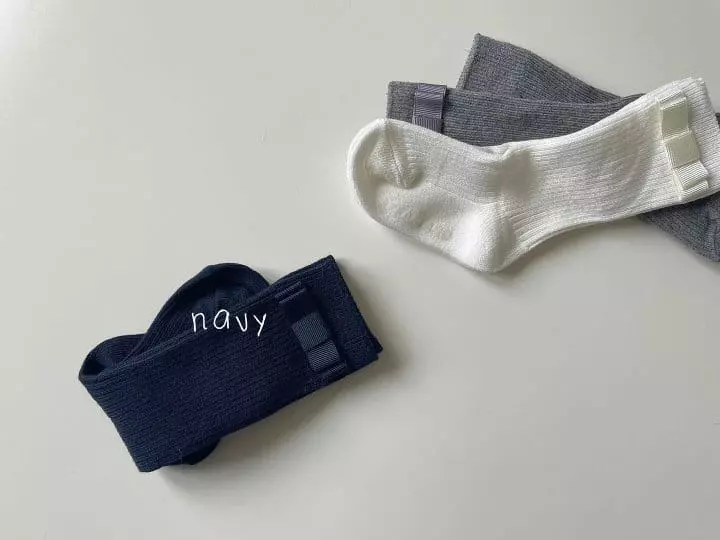 Teamand - Korean Children Fashion - #childofig - Ribbon Rib Knee Socks [set of 5] - 4