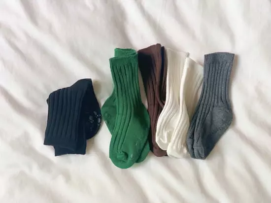 Teamand - Korean Children Fashion - #designkidswear - Tree Rib Socks [set of 5] - 4