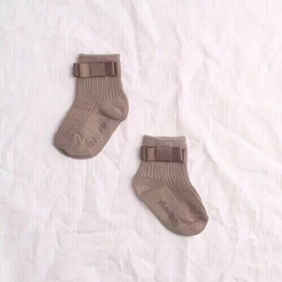 Teamand - Korean Children Fashion - #fashionkids - Ribbon Rib Socks [set of 5]