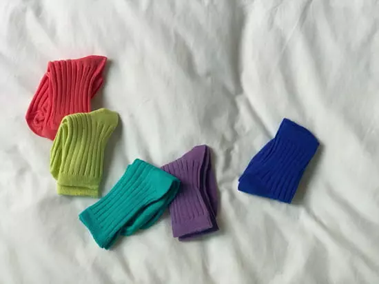 Teamand - Korean Children Fashion - #kidsshorts - Neon Rib Socks [set of 5] - 5