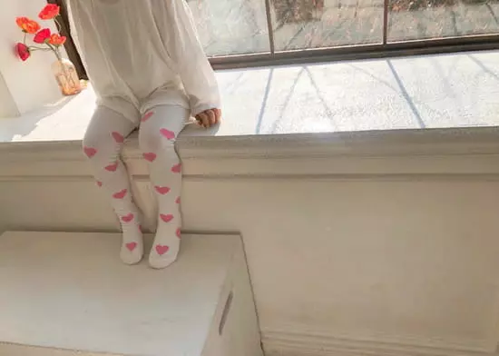 Teamand - Korean Children Fashion - #littlefashionista - Heart Tights - 8
