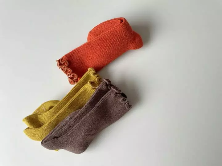 Teamand - Korean Children Fashion - #littlefashionista - Poly Knee Socks [set of 3] - 2