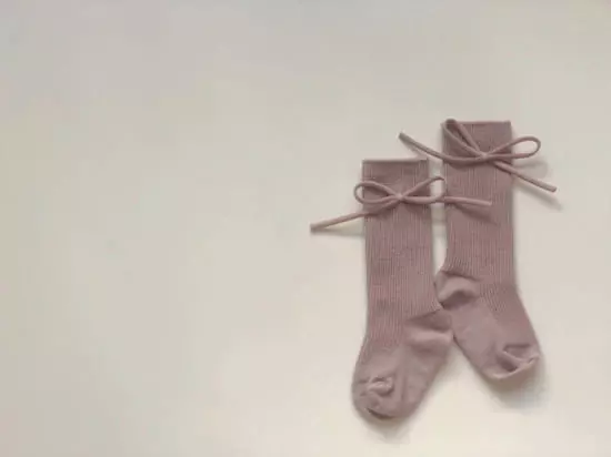Teamand - Korean Children Fashion - #magicofchildhood - Bong Ribbon Knee Socks [set of 4] - 2