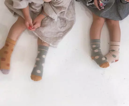 Teamand - Korean Children Fashion - #minifashionista - Bread Socks [set of 3] - 2