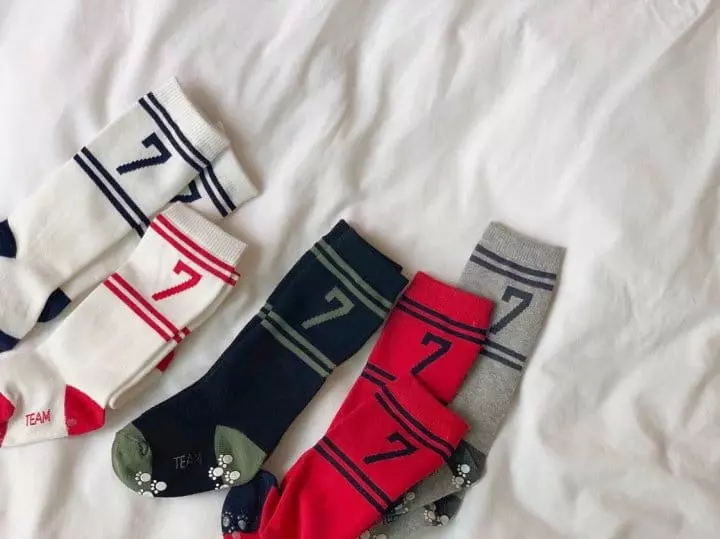Teamand - Korean Children Fashion - #minifashionista - Sevenn Knee Socks [set of 4]