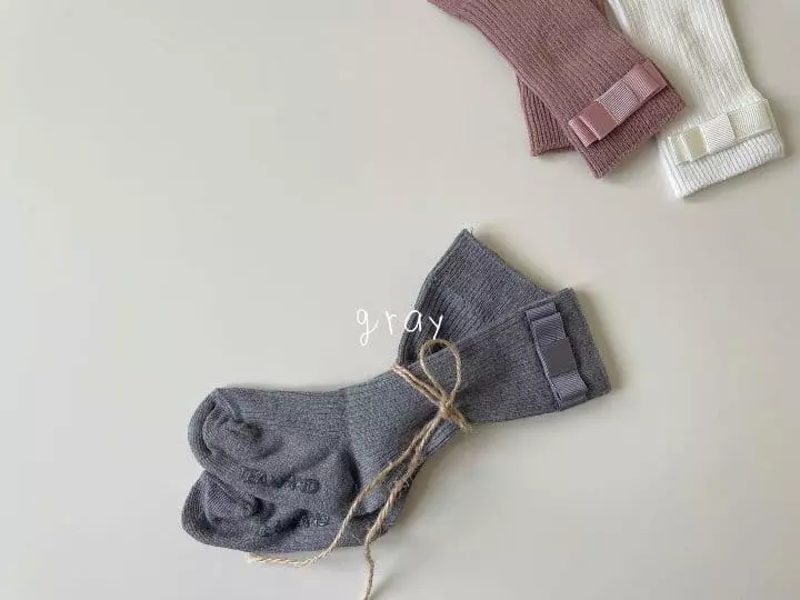 Teamand - Korean Children Fashion - #prettylittlegirls - Ribbon Rib Knee Socks [set of 5]
