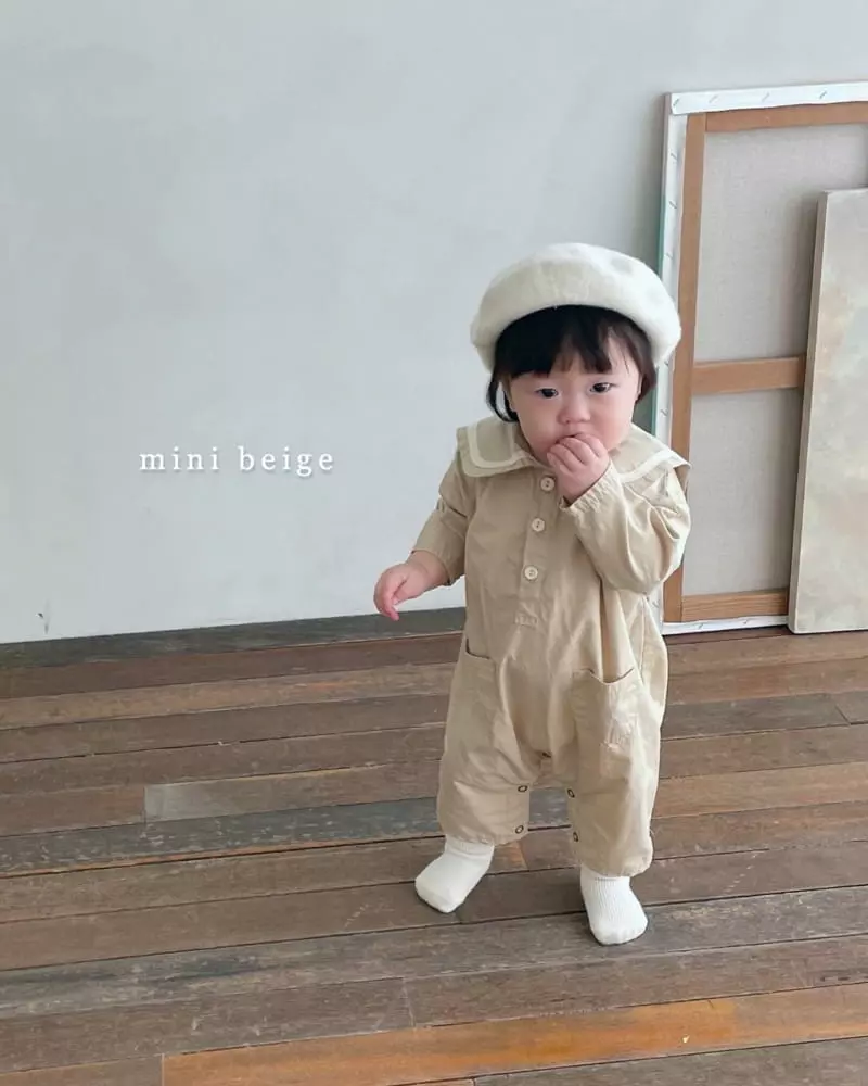 The Beige - Korean Baby Fashion - #babyfashion - Sailor Bodysuit - 2