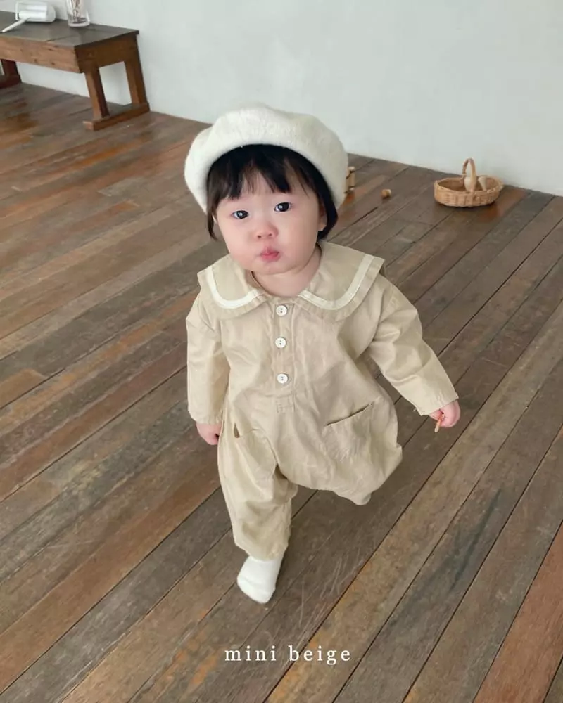 The Beige - Korean Baby Fashion - #babyfever - Sailor Bodysuit - 3