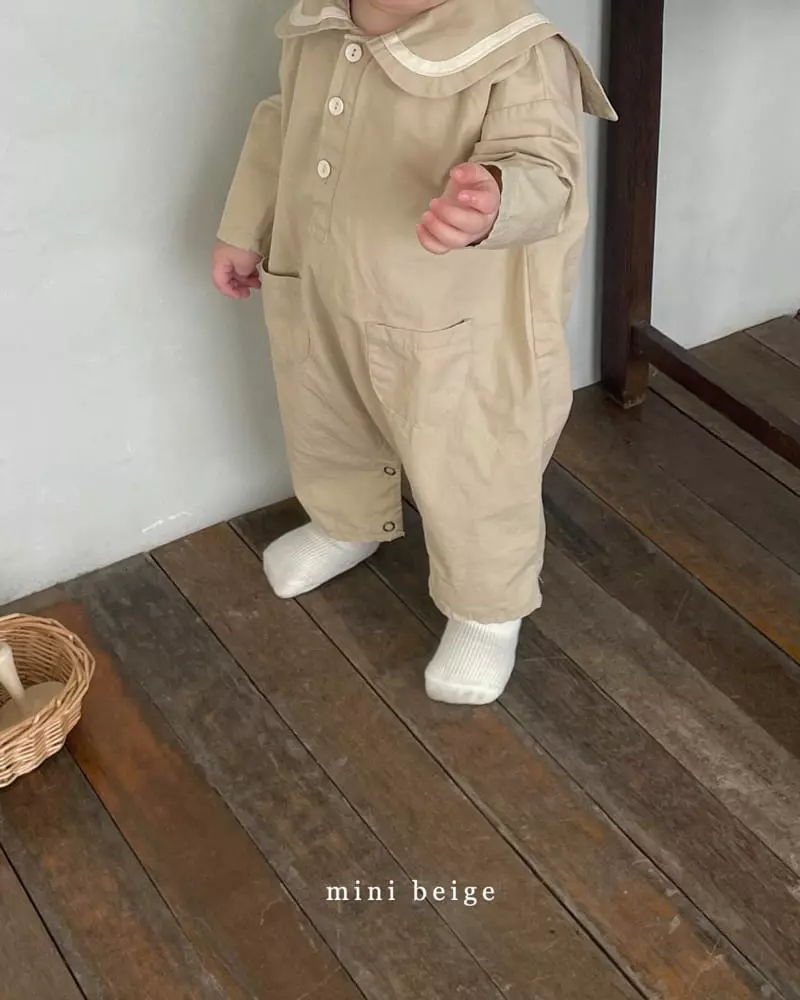 The Beige - Korean Baby Fashion - #babylifestyle - Sailor Bodysuit - 5