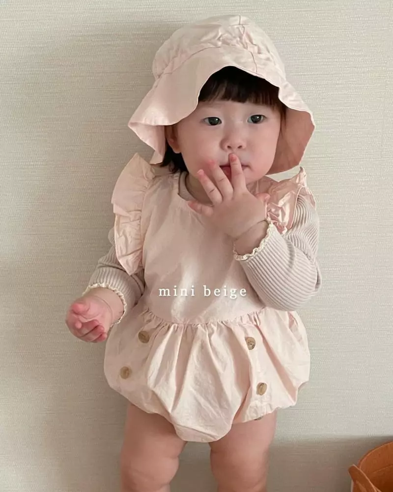 The Beige - Korean Baby Fashion - #babygirlfashion - Bucket Hat - 4