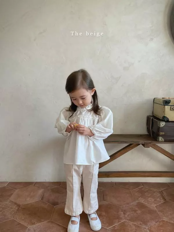 The Beige - Korean Children Fashion - #fashionkids - Frill Blouse - 8