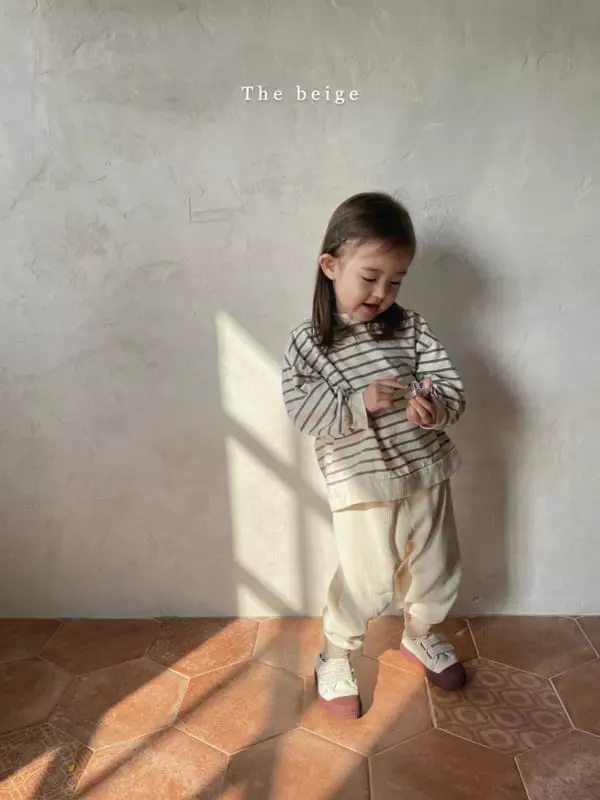 The Beige - Korean Children Fashion - #kidsshorts - Saint Sweatshirt - 12