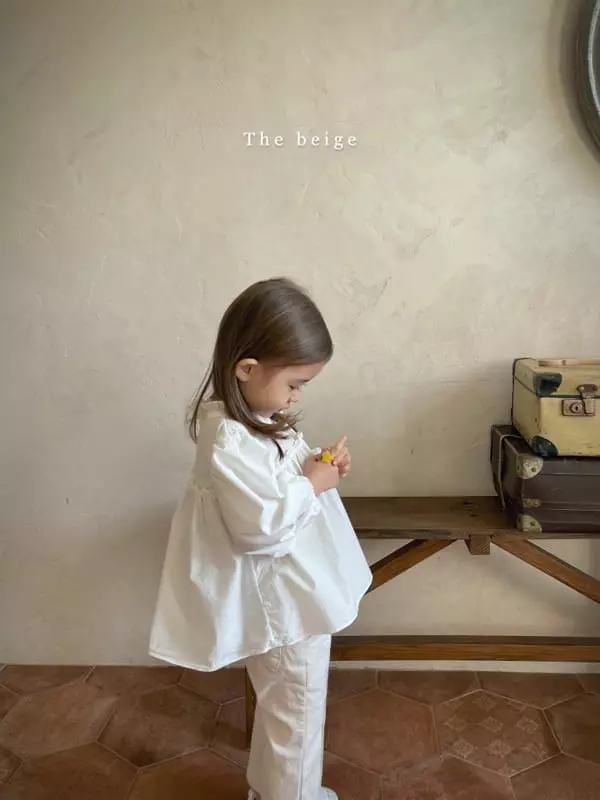 The Beige - Korean Children Fashion - #toddlerclothing - Frill Blouse - 2