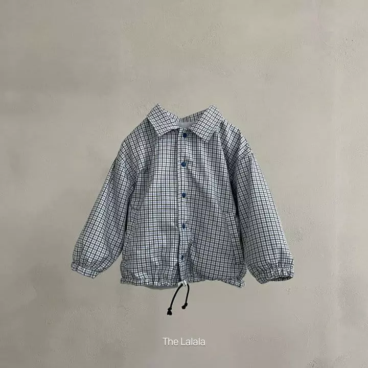The Lalala - Korean Children Fashion - #Kfashion4kids - Coach Check Jacket