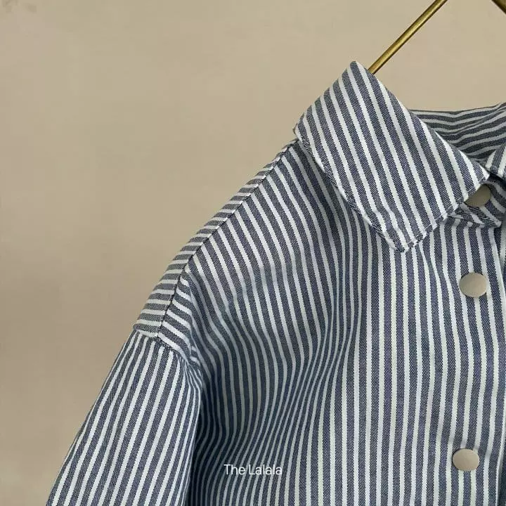 The Lalala - Korean Children Fashion - #Kfashion4kids - Stripes Shirt - 5