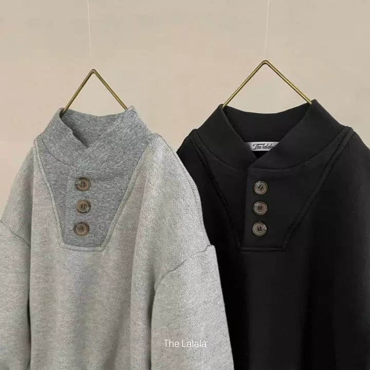 The Lalala - Korean Children Fashion - #Kfashion4kids - Button Sweatshirt - 2