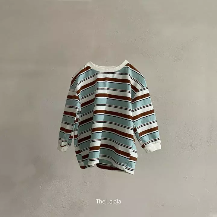 The Lalala - Korean Children Fashion - #Kfashion4kids - Multi Line Tee