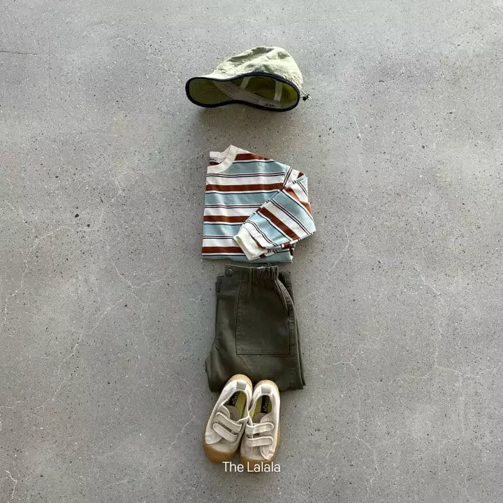 The Lalala - Korean Children Fashion - #childofig - Multi Line Tee - 6