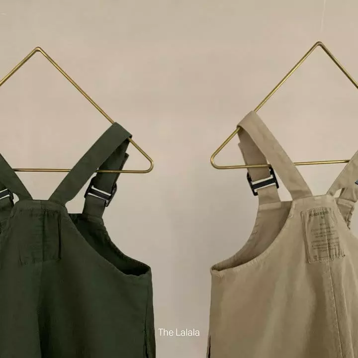 The Lalala - Korean Children Fashion - #prettylittlegirls - Name Overalls One-piece - 4