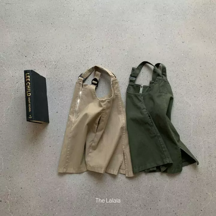 The Lalala - Korean Children Fashion - #childofig - Name Overalls One-piece - 5