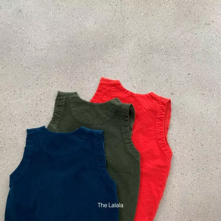 The Lalala - Korean Children Fashion - #designkidswear - Line Knit Vest - 4