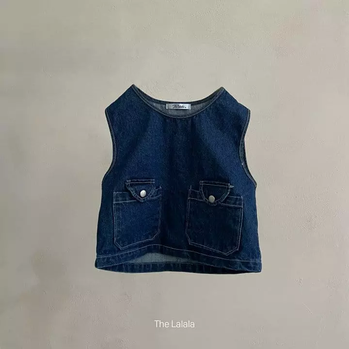 The Lalala - Korean Children Fashion - #discoveringself - Potter Denim Vest - 2