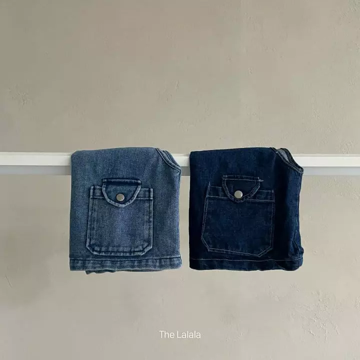 The Lalala - Korean Children Fashion - #fashionkids - Potter Denim Vest - 4