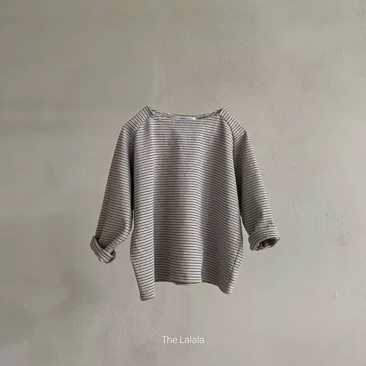 The Lalala - Korean Children Fashion - #kidsstore - Ten Slit Stripes Tee - 3