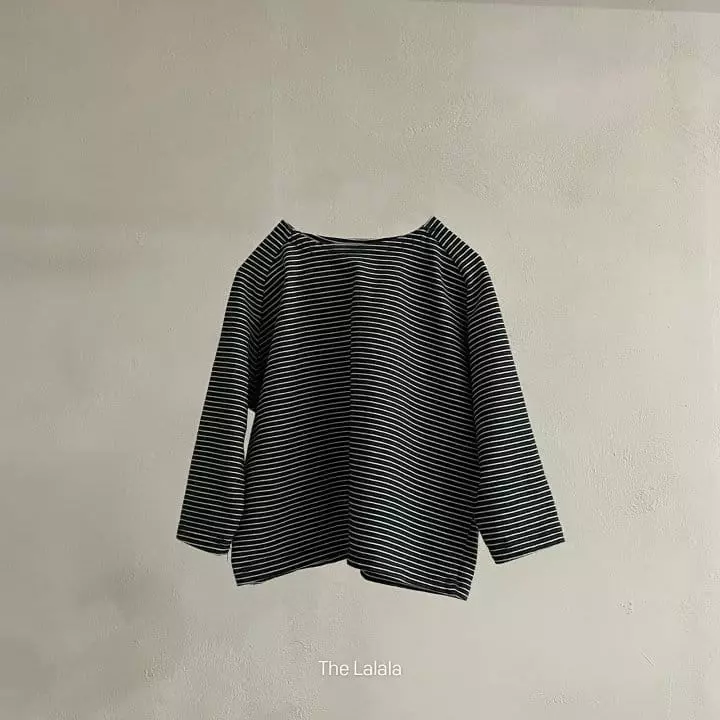The Lalala - Korean Children Fashion - #kidsstore - Ten Slit Stripes Tee - 4