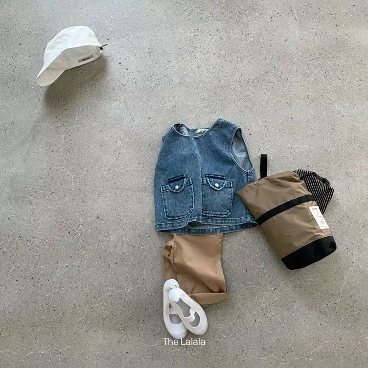 The Lalala - Korean Children Fashion - #magicofchildhood - Potter Denim Vest - 9