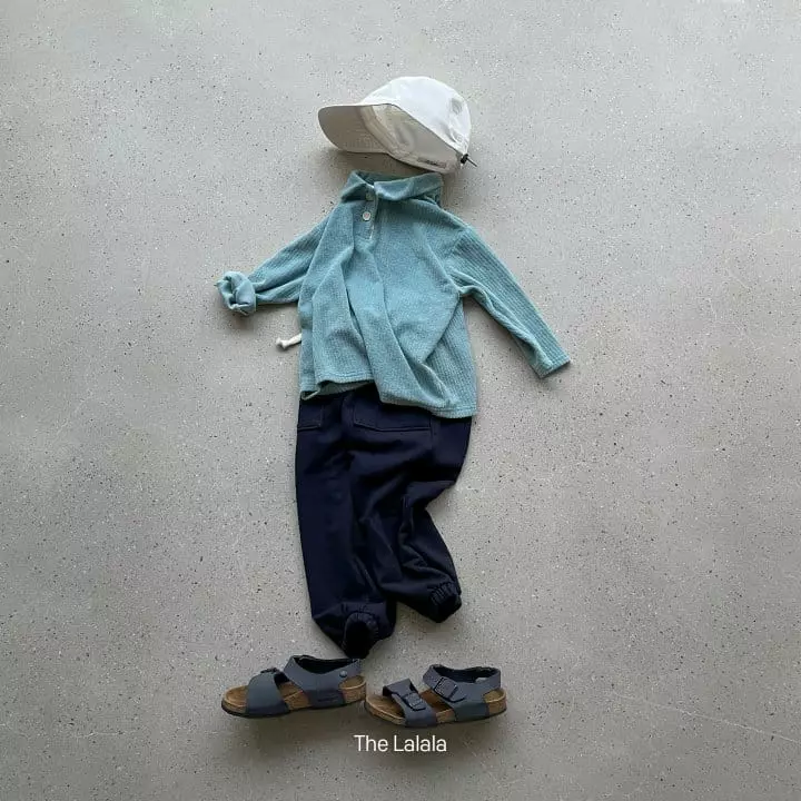 The Lalala - Korean Children Fashion - #magicofchildhood - Terry Collar Tee - 5