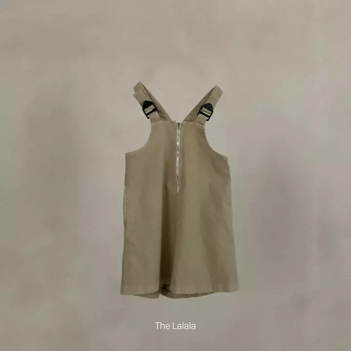 The Lalala - Korean Children Fashion - #minifashionista - Name Overalls One-piece - 2