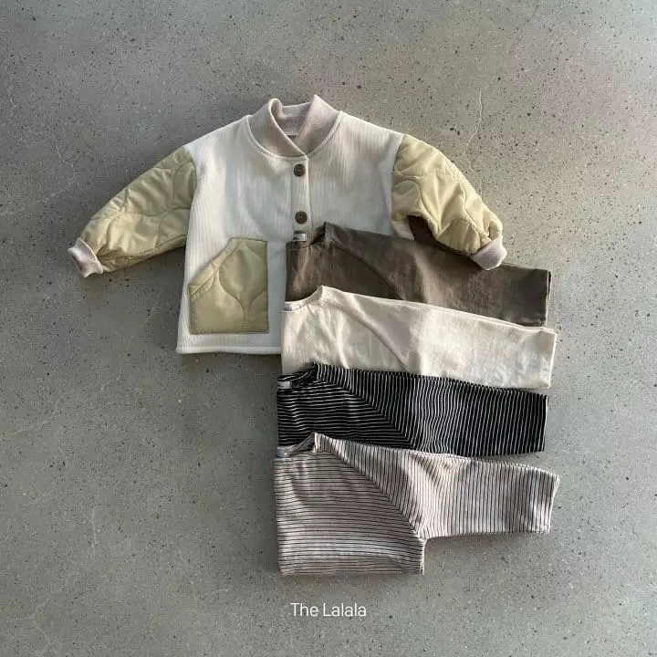 The Lalala - Korean Children Fashion - #toddlerclothing - Ten Slit Stripes Tee - 11