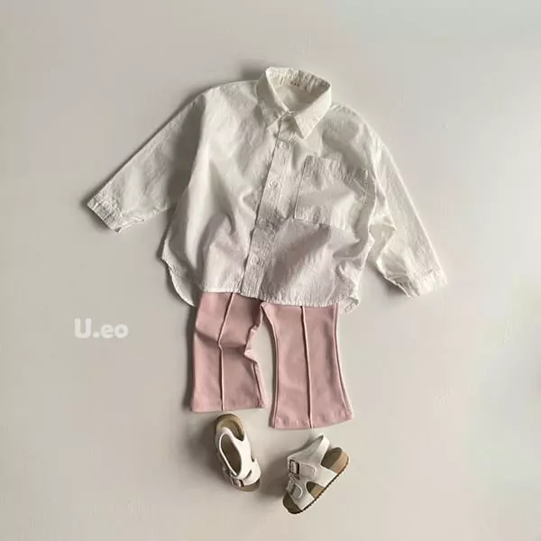 U Eo - Korean Children Fashion - #Kfashion4kids - Pintuck Bootscut Pants - 7