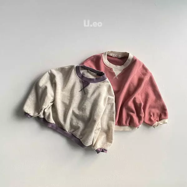 U Eo - Korean Children Fashion - #discoveringself - Color Sweatshirt - 2