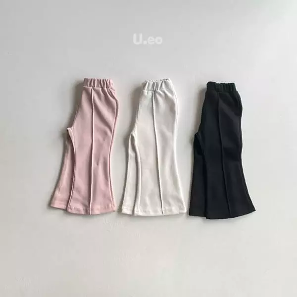 U Eo - Korean Children Fashion - #discoveringself - Pintuck Bootscut Pants - 2