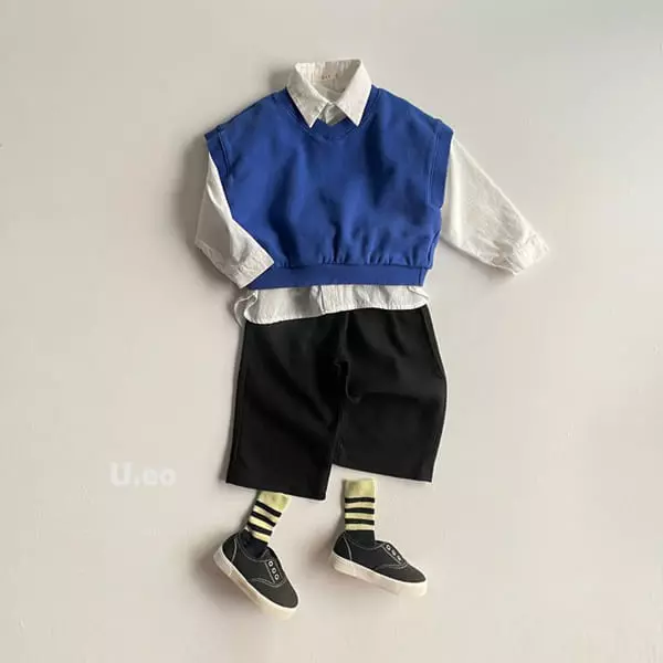 U Eo - Korean Children Fashion - #kidsshorts - Over Vest - 11