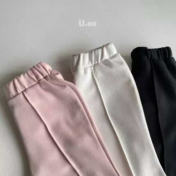 U Eo - Korean Children Fashion - #fashionkids - Pintuck Bootscut Pants - 4