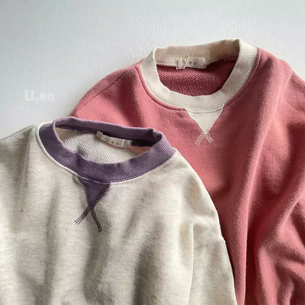 U Eo - Korean Children Fashion - #kidsstore - Color Sweatshirt - 5
