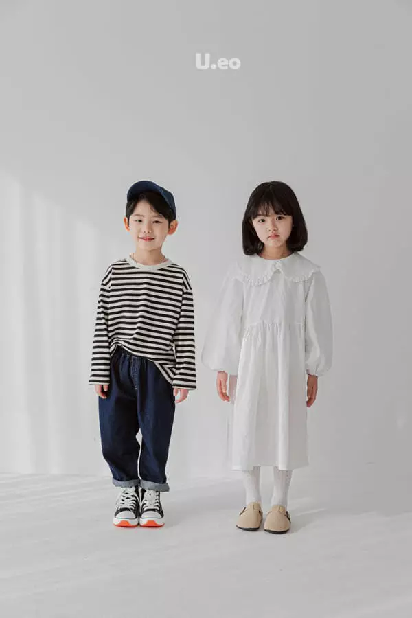 U Eo - Korean Children Fashion - #littlefashionista - Frill One-piece - 7