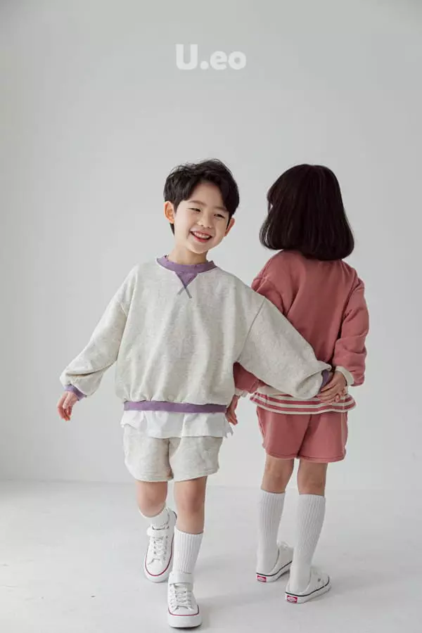 U Eo - Korean Children Fashion - #magicofchildhood - Color Sweatshirt - 9