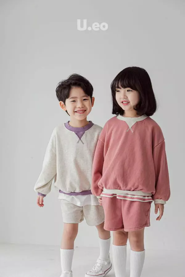 U Eo - Korean Children Fashion - #minifashionista - Color Sweatshirt - 10