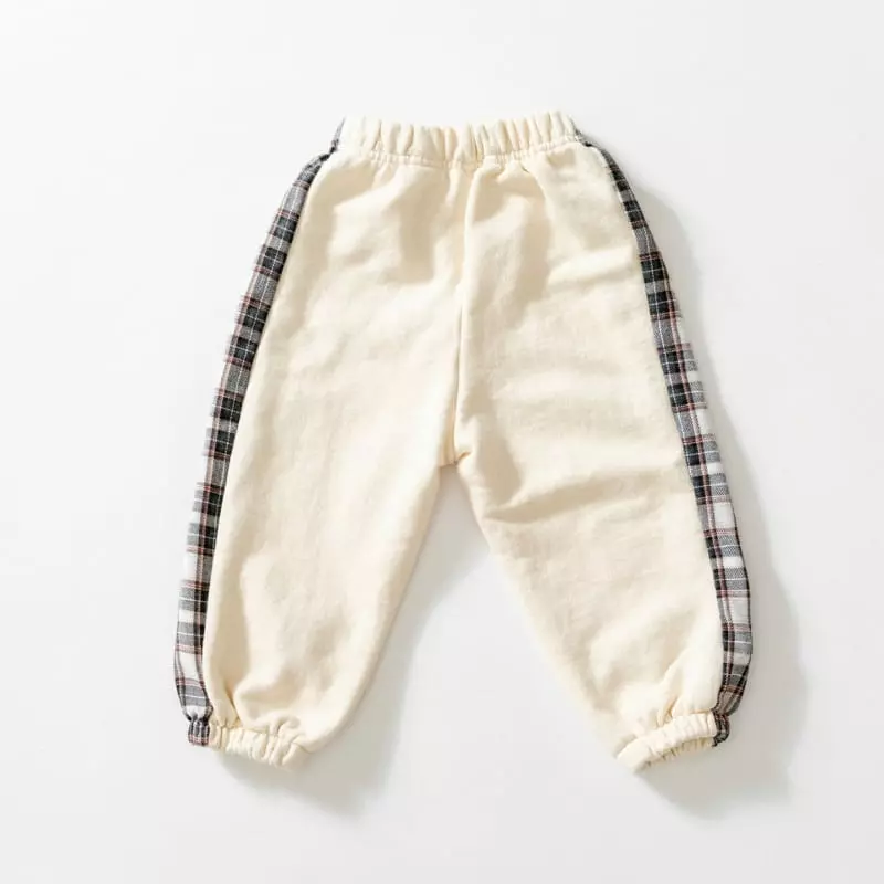 U & I - Korean Children Fashion - #kidzfashiontrend - Check Linr Pants - 4